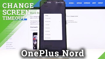 How to Change Screen Timeout in OnePlus Nord – Display Settings