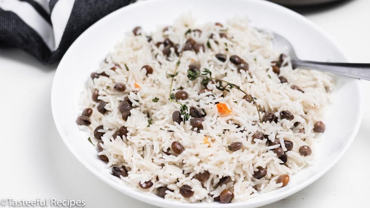 JamaicanStyle Rice & Pigeon Peas⎮Tasteeful Recipes YouTube