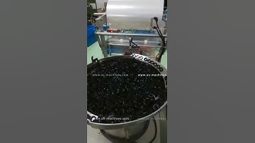 High speed rubber ring vibrating feeding counting filling bagging packaging machine