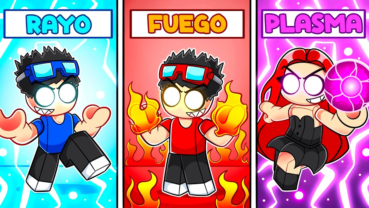 ROBLOX PERO TENEMOS PODERES ELEMENTALES!