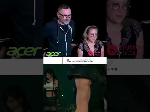 Jessica Barrier & Tanguy Goasdoue nos Tifa & Cloud, redoublent une scène de#FFVII sur streamVF