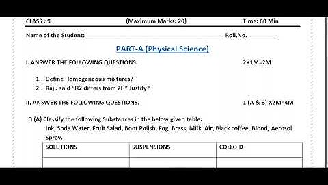 Ap 9th Class Fa-2 💯 Real P.S & N.S Question Paper (2022-23) |9th class fa2 paper 💯 leak 2022 science