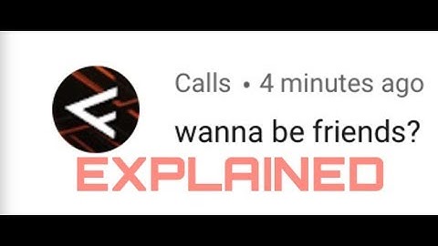 Youtube Spammer Calls “Wanna be friends” Comment
