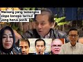 Kenapa harus panik kan yang tersangka mas Roy
