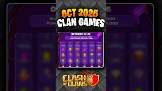 October Clans Games Rewards 2025