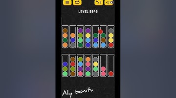 ball sort puzzle level 9849