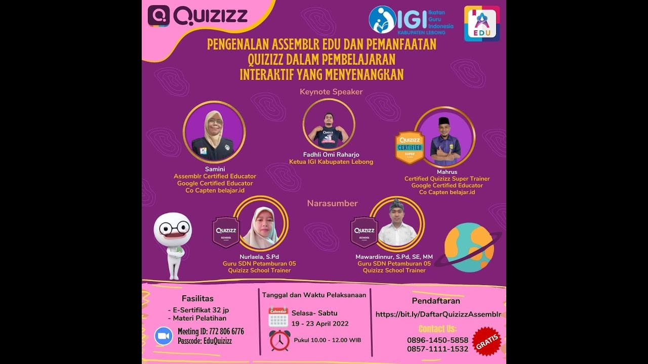 Pengenalan Assemblr Edu dan Quizizz untuk Pembelajaran Asik dan ...