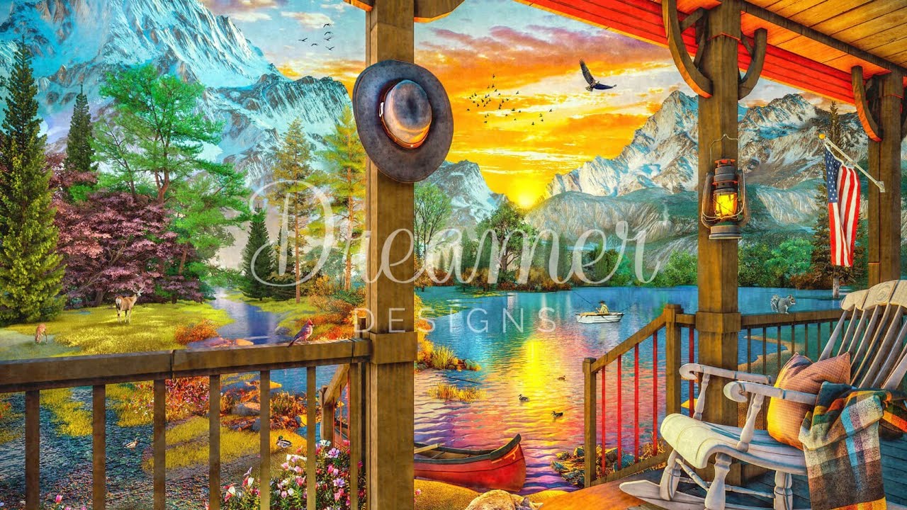 Dreamer Designs ~ Coffee at the Cabin by Dominic Davison ~ diamond