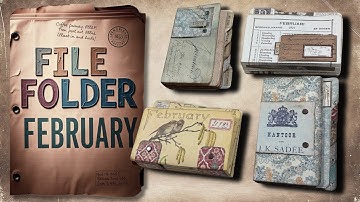 FILE FOLDER FRENZY – MAKING MINI JOURNALS FROM SCRATCH!