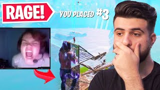 Reacting to the CRAZIEST Fortnite Rage...