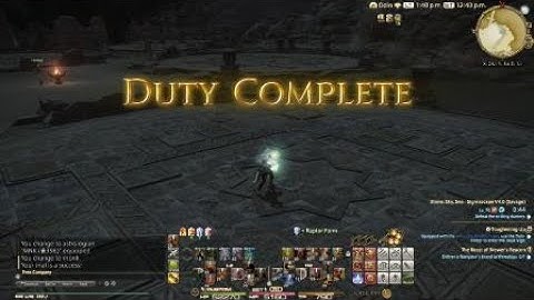 FINAL FANTASY 14 (FFXIV): Monk DPS Rotation Practice 7446dps