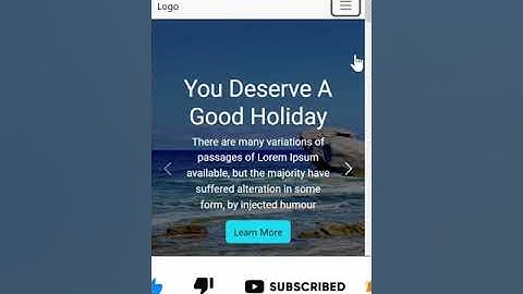 Responsive Website in HTML, CSS and Bootstrap 5 #website #webdevelopment #coding #shorts