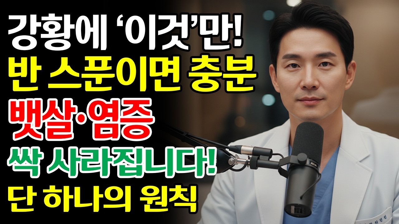 비싼 약 드시지 마세요! 강황에 '이것' 한 스푼 섞어 드셨더니 무릎 염증, 뱃살이 싹 사라졌습니다! 38세 전문의가 알려주는 2000% 흡수 비법! | 관절염 | 신장건강...