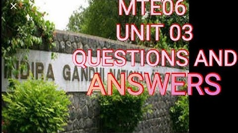 IGNOU / MTE - 06 / ABSTRACT ALGEBRA /UNIT - 03 / PREVIOUS YEARS QUESTION SOLUTION