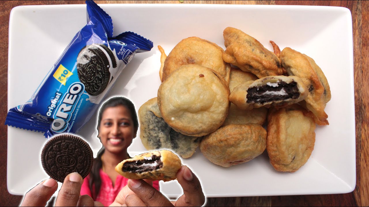 Deep fried oreos/Fried oreo recipe/5 mins oreo recipes YouTube