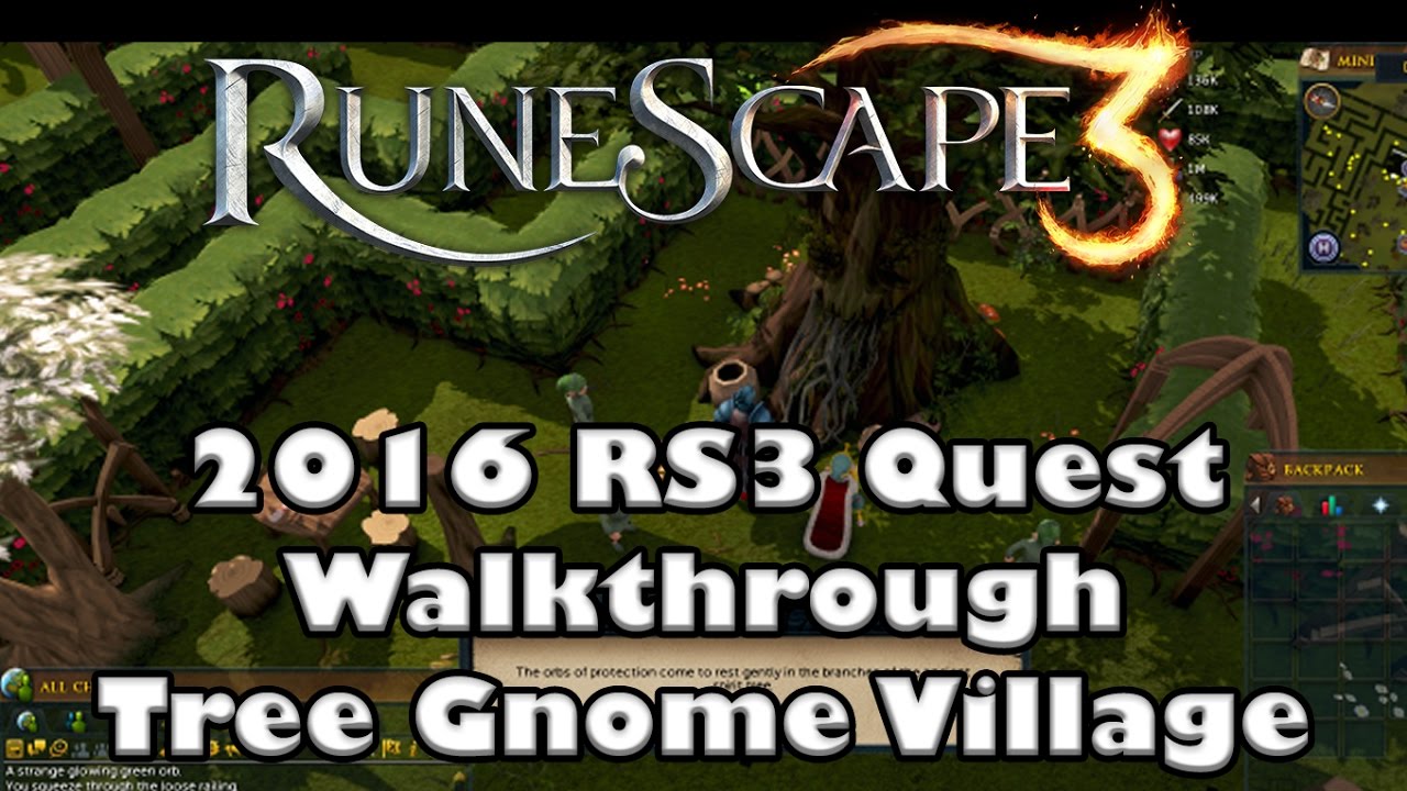RS3 Quest Guide Tree Gnome Village 2017(Up to Date!) YouTube