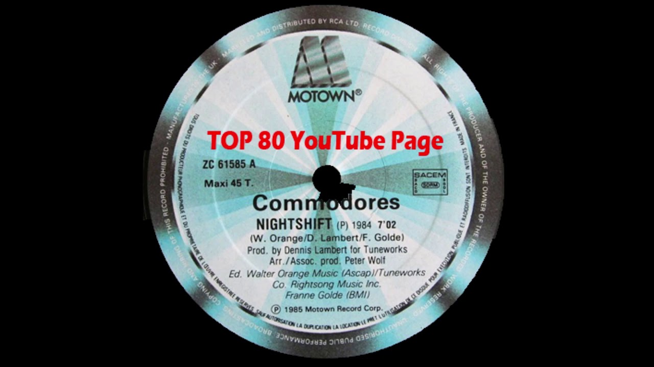 Commodores Nightshift (Extended Version) YouTube