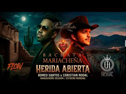 Romeo Santos x Christian Nodal - Herida Abierta (Official Audio / Visualizer) IA Flow eterno