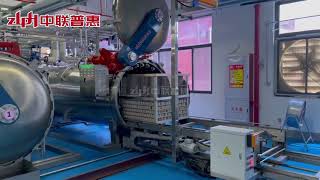 ZLPH Integrated Retort & Conveyor Line for Glass Jar Fish Maw Sterilization