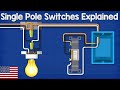 Single pole switch lighting circuits  how to wire a light switch