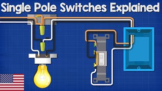 Single Pole Switch Lighting Circuits  How to wire a light switch