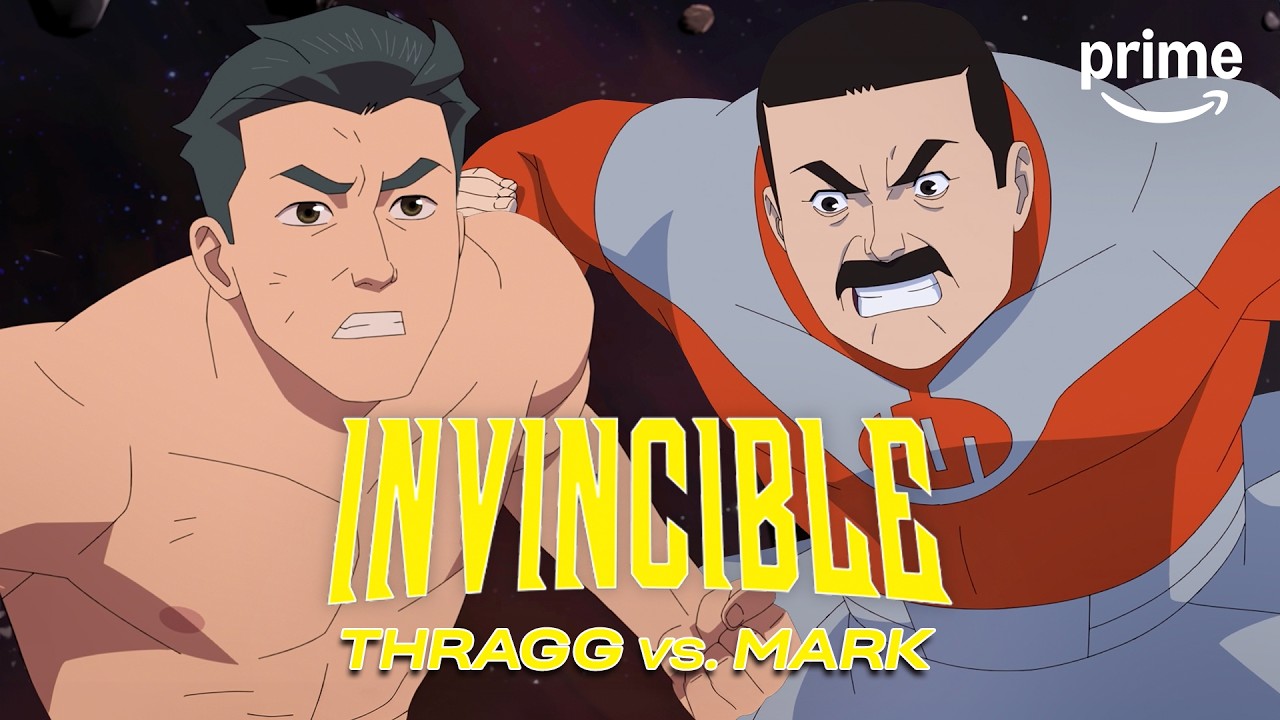 Mark vs. Thragg | Invincible Season 4 | Clip | Prime Video
