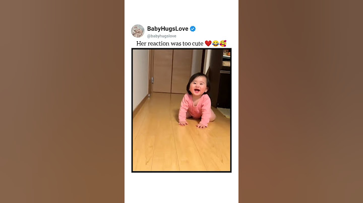 her reaction was too cute 😭🫶❤ #funny #cute #cutebaby #funnyvideo #love #family