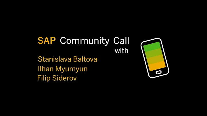 UI5 Web Components: Build Enterprise Ready UIs with your Technology of Choice | SAP Community Call