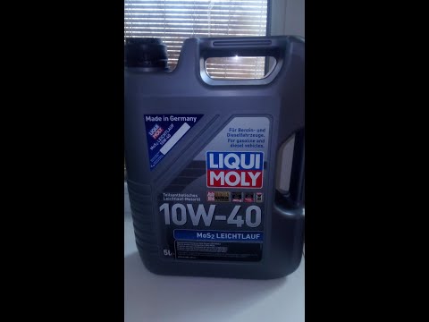 Оригинальное Масло моторное Liqui Moly MoS2 Leichtlauf 10W-40