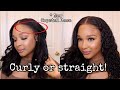 New Crystal Lace Wig Install! Invisible lace + Grown hairline 2 in 1 wig! | Genius Wigs