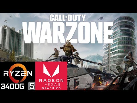 Call Of Duty Warzone - Ryzen 5 3400G Vega 11 U0026 16GB RAM