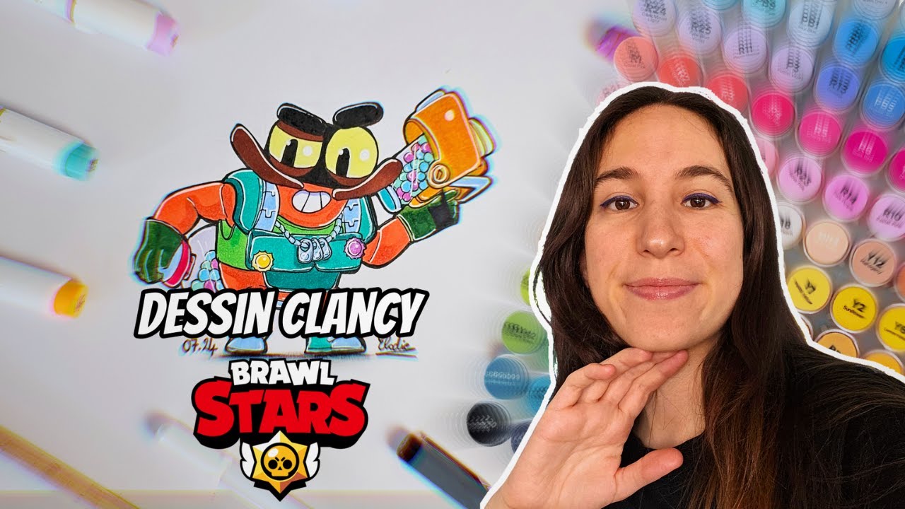 [TUTO DESSIN] - Brawl Stars - Comment dessiner Clancy, le nouveau ...