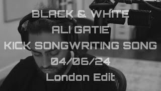 Black  White Ali Gatie Kick 040624