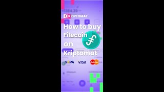 How to Buy Filecoin (FIL) on Kriptomat | Easy, Secure Mobile App Tutorial