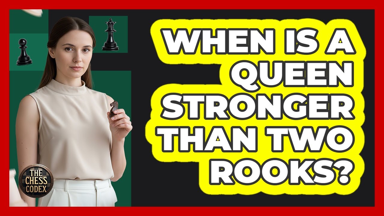 When Is A Queen Stronger Than Two Rooks?