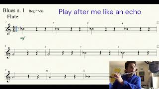 Flute Blues N. 1 Beginners