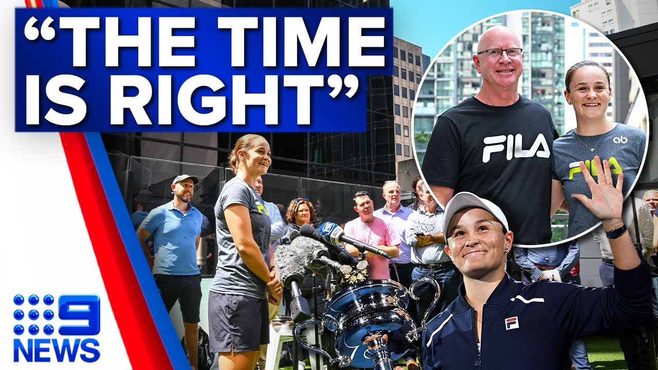 ‘No regrets’: Ash Barty breaks silence over shock retirement from tennis | 9 News Australia