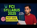 FCI AG-III Syllabus 2025 📘 | Post-Wise Complete Breakdown | Phase 1 & 2 Explained