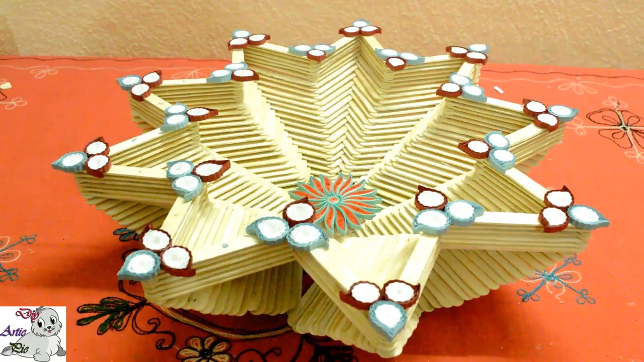 How to Easily Make a Popsicle Stick Flower Basket Popsicle Stick