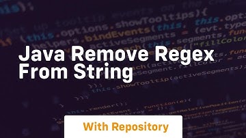 java remove regex from string