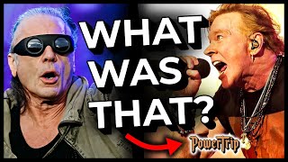 What happened between IRON MAIDEN & GUNS N' ROSES on 1988 Tour, at Power Trip & in-between