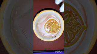💦water marble nail art💅 jst a toothpick #easy #shorts #video