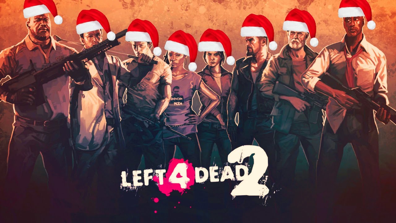 Новогодний Left 4 dead 2 (Соло прохождение, версус, Tank run)