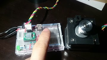 Pololu A4988 full stepping on a breadboard