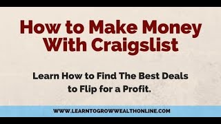 How To Make Money On Craigslist 2021 - Affiliate Marketing Craigslist