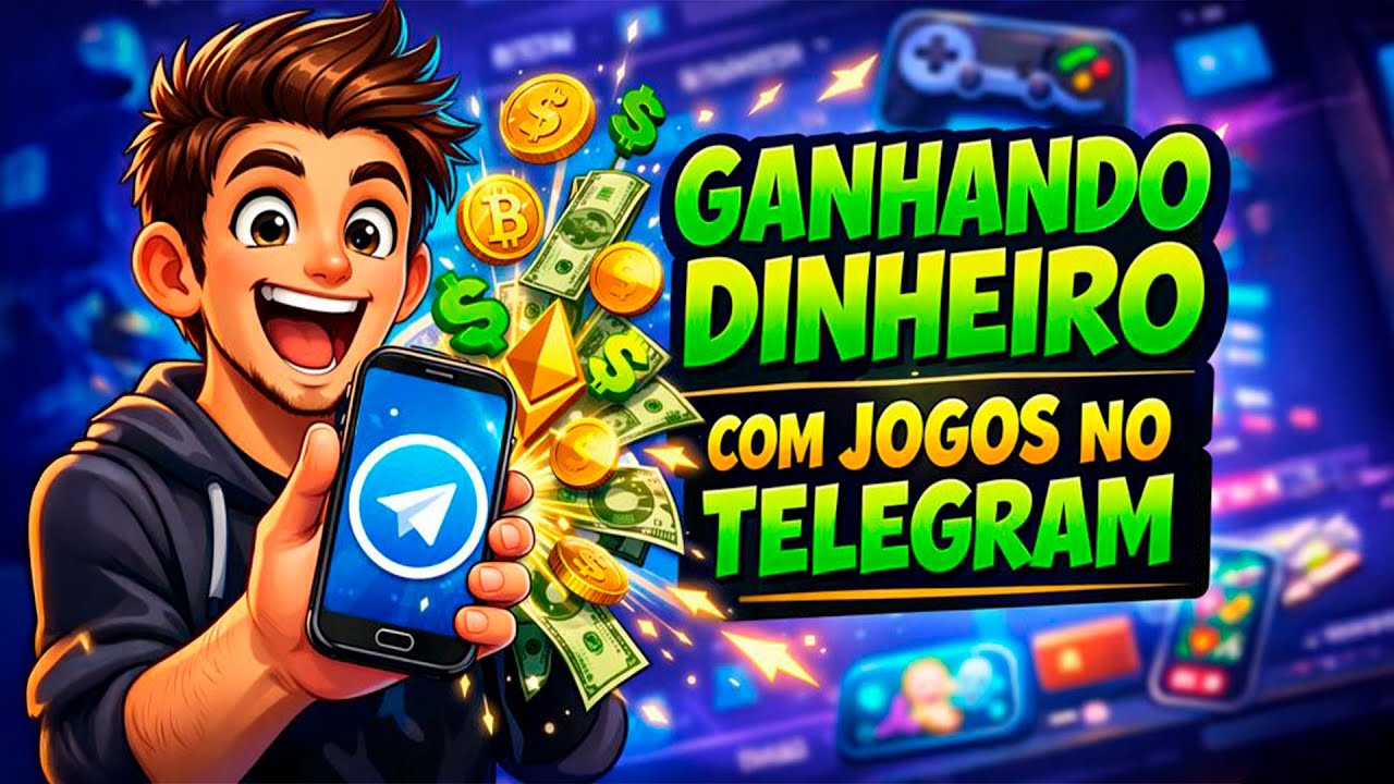 Ganhando Dinheiro com Jogos no Telegram