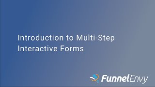 Introduction to Multi-Step Interactive Forms