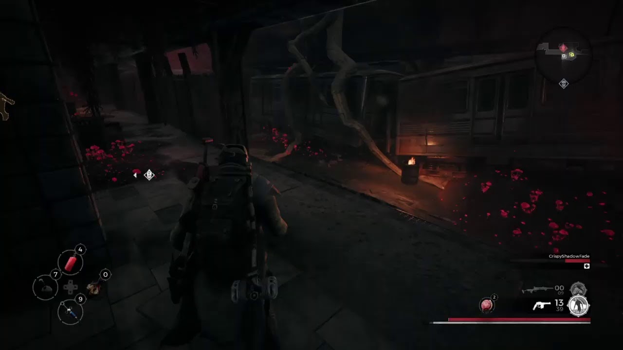 Just starting hardcore mode only using  guns on strong enemy