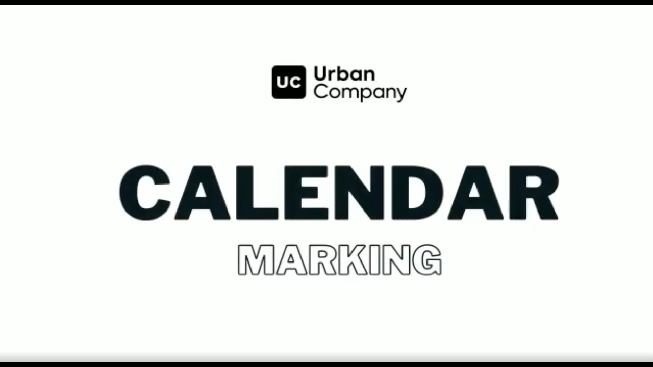calendar marking importance YouTube