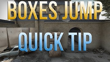 Car Boxes Jump (Dust 2) Quick tip  | CS:GO Tutorial